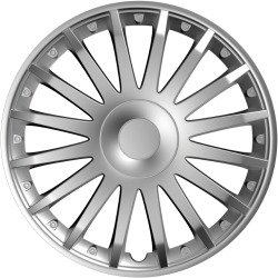 Poklice Crystal silver 14"...